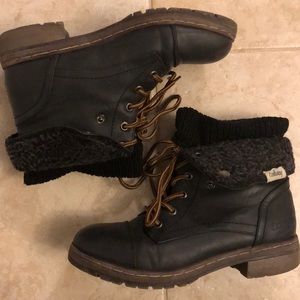 Coolway Bring Sweater Cuff Boots